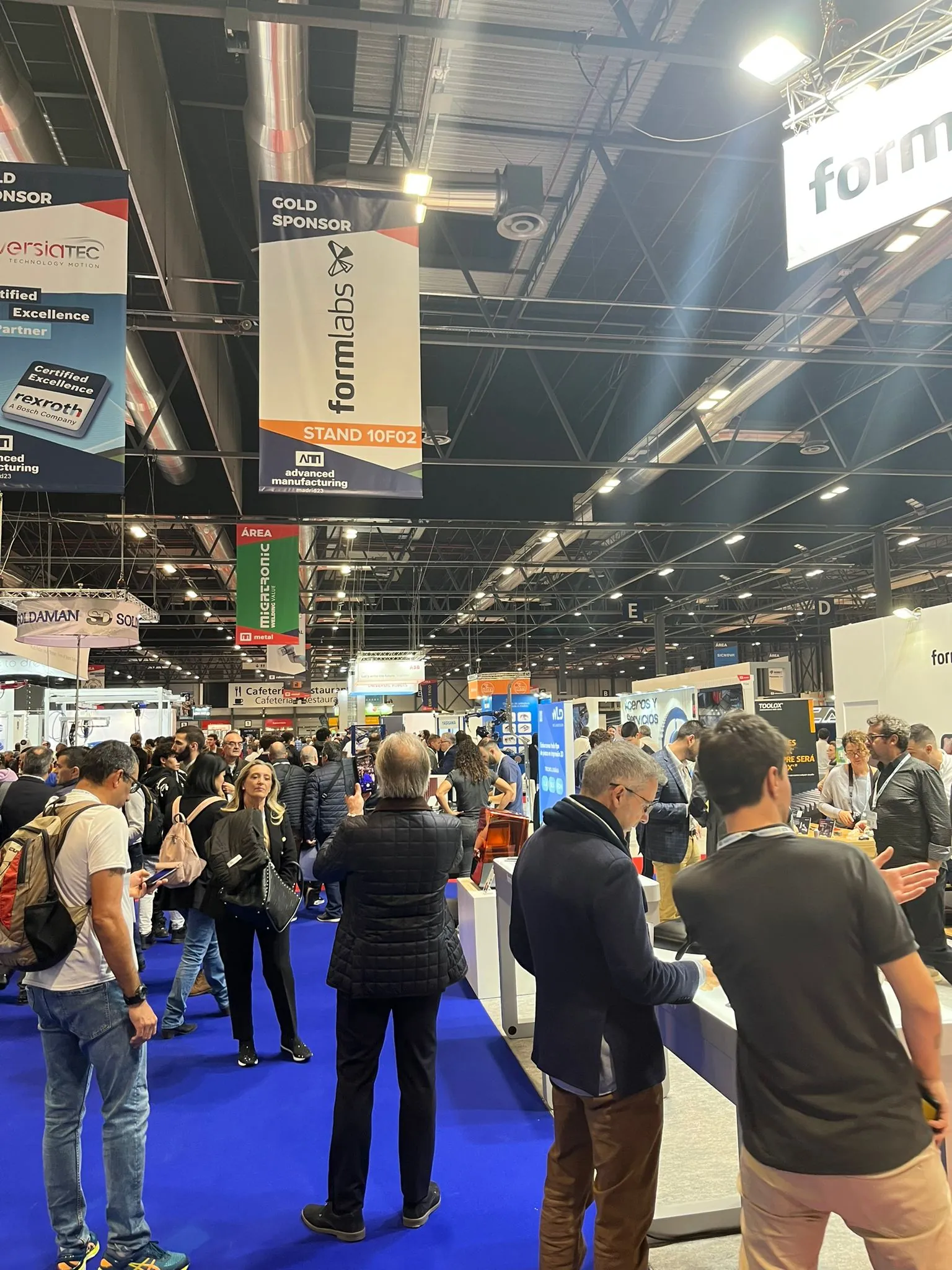 Visit to MetalMadrid, Composites and Robomatica Madrid