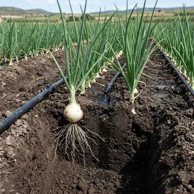 Evolución del bulbo húmedo en el suelo tras el riego
