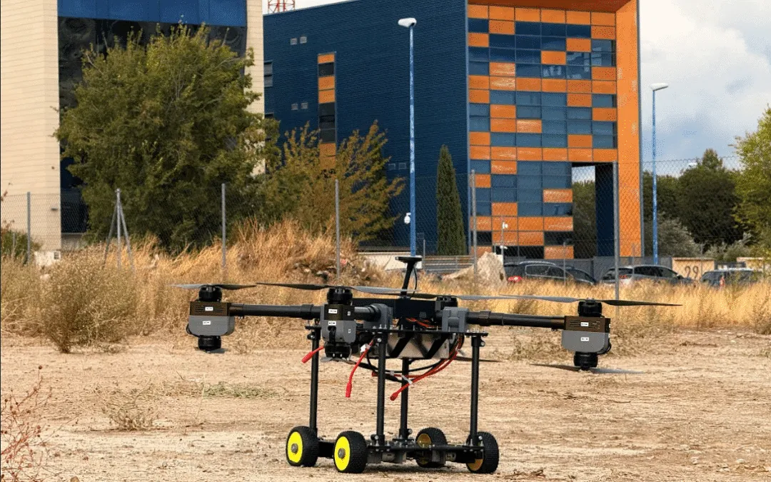 Sanzar Group logistics drone during the verification flight