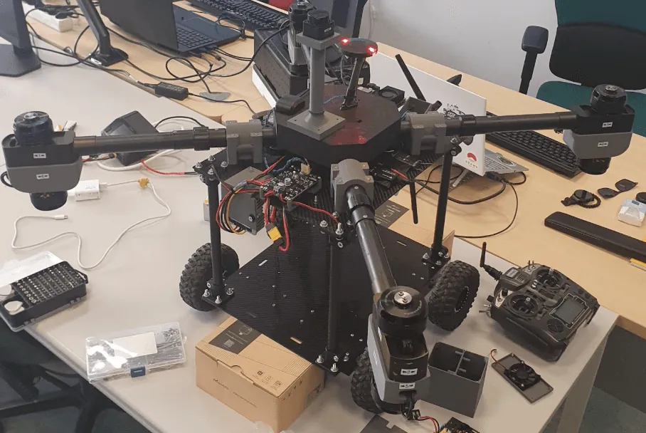 Assembling the prototype in the workshop