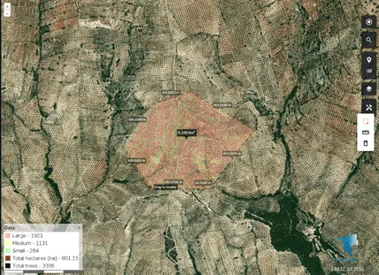 High-resolution map generated with AI from HD satellite imagery